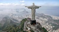 'Christ the Redeemer' overlooking Sugarloaf Mountain in Rio.