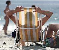 The shape of leisure along Copacabana Beach in Rio de Janeiro.