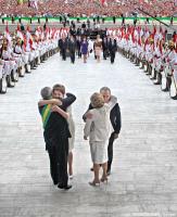 Presidential inaugural of Dilma Rousseff in Brasília.