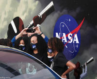 Family of astronaut Victor J. Glover bid farewell in times of Covid.