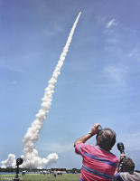 The shuttle Columbia on its 23rd flight.