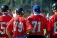 Summer traditions die hard during the first Fall football practice in Salem, Oregon.