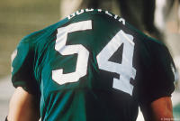 Two-time Super Bowl champion Kurt Gouveia during a Philadelphia Eagles game.